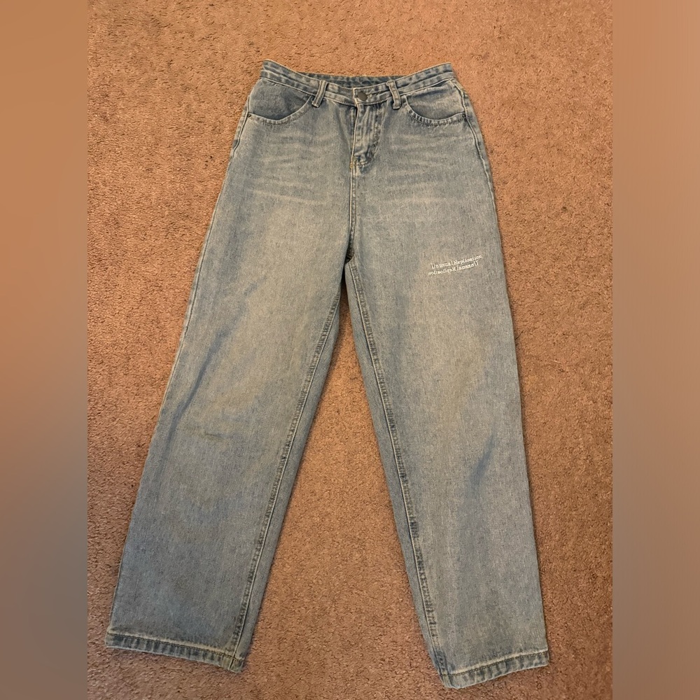 Baggy straight jeans